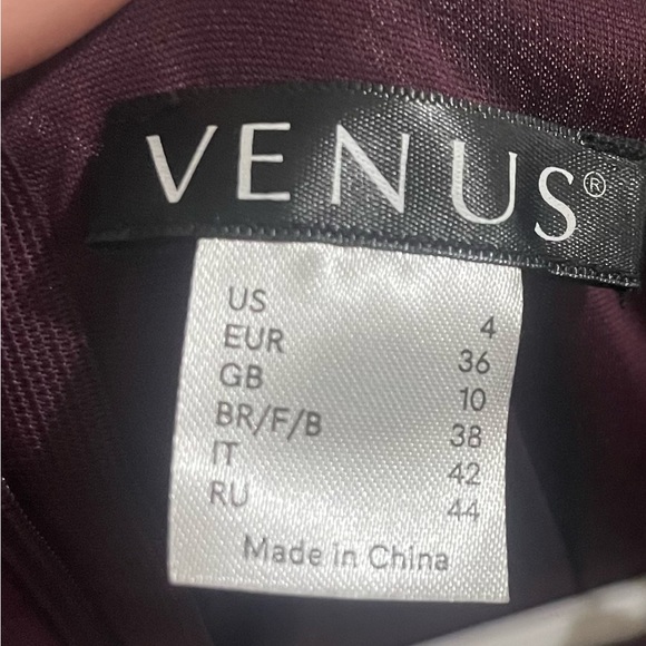 Purple Burgundy Fall Dress - Picture 16 of 16